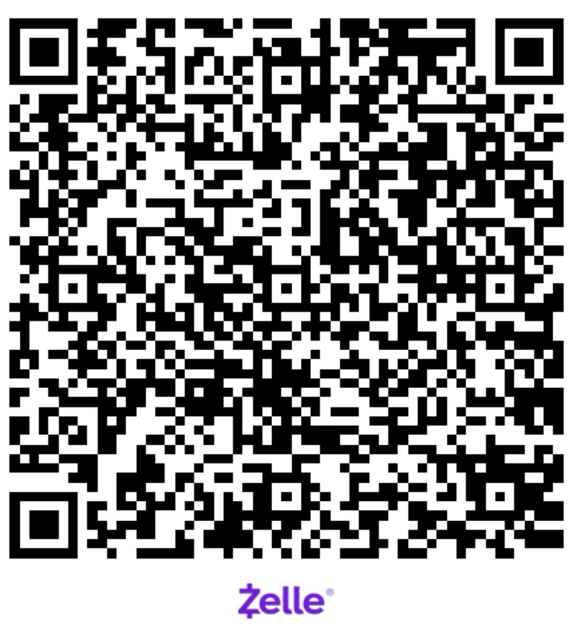 Zelle QR Code for Donation